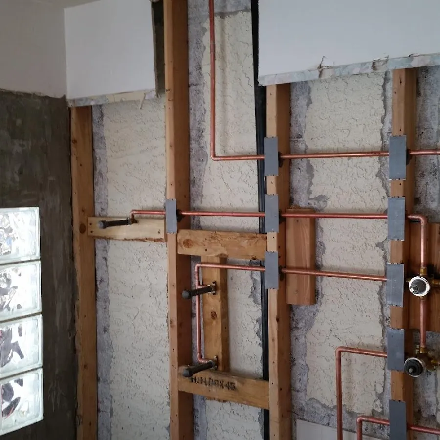 Copper pipe installation for Repiping in Franconia